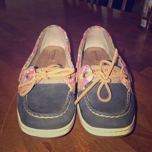 Sperry Top-Sider Boat Shoes: Floral print